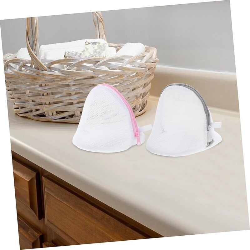 Zerodeko 4 حقيبة غسيل كبيرة شبكية بسحاب للصدرية والجوارب والملابس الحساسة - Image 4